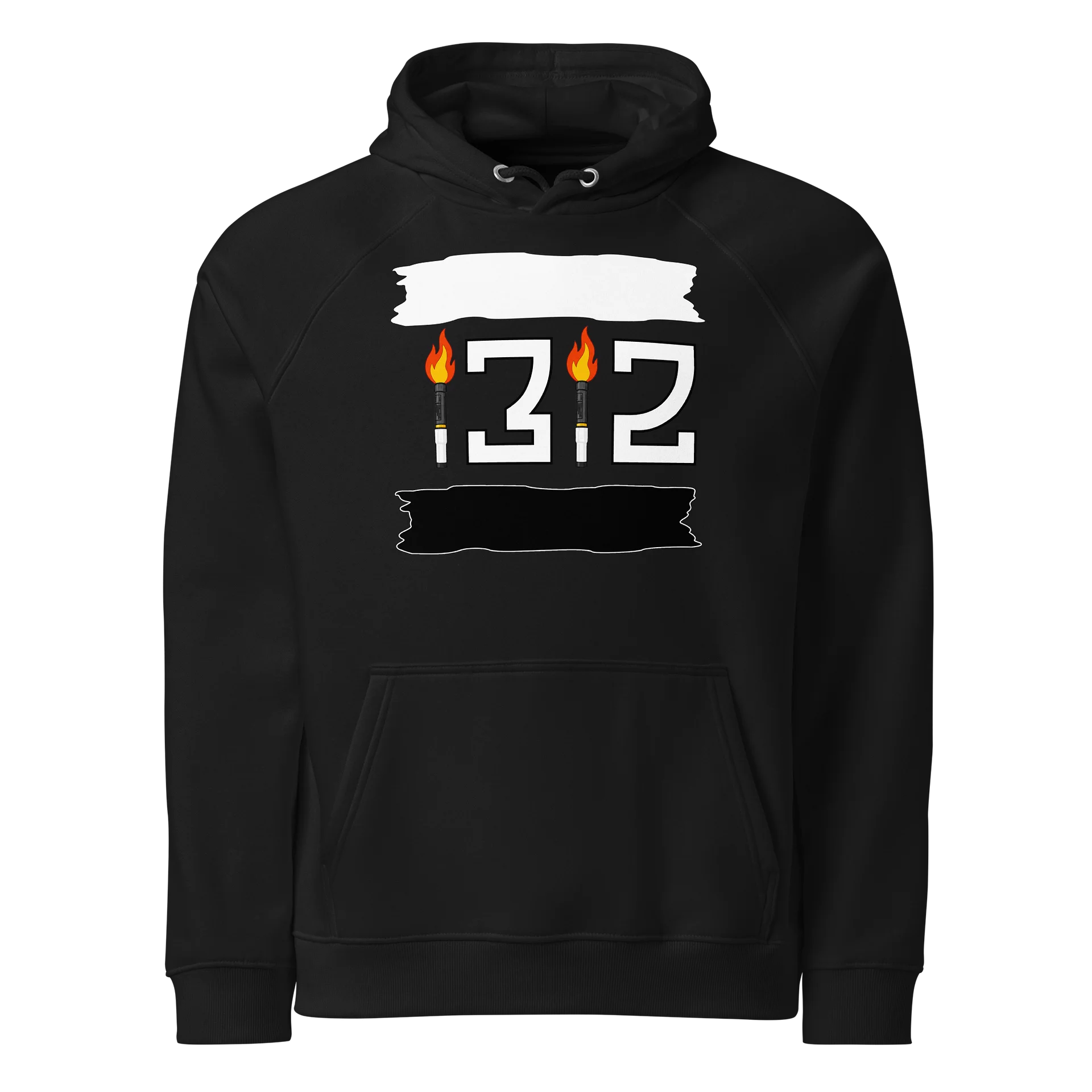 Hanorac 1312 Alb și Negru | Ultraşi în Peluze product image (1)