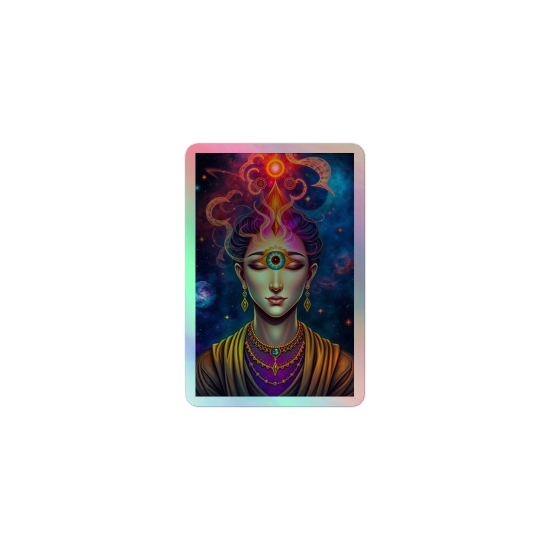 Mystic Third Eye Holographic Sticker Set product image (1)