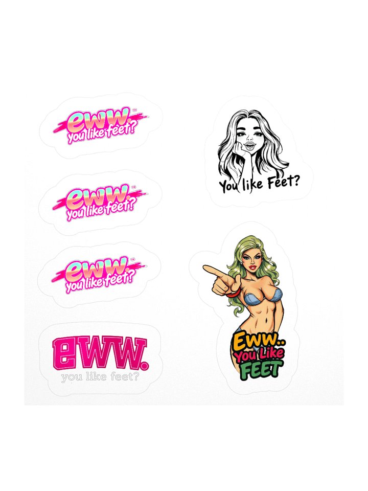 EYLF "Miss Sass" Stick 'em Ups Sticker Sheet product image (1)