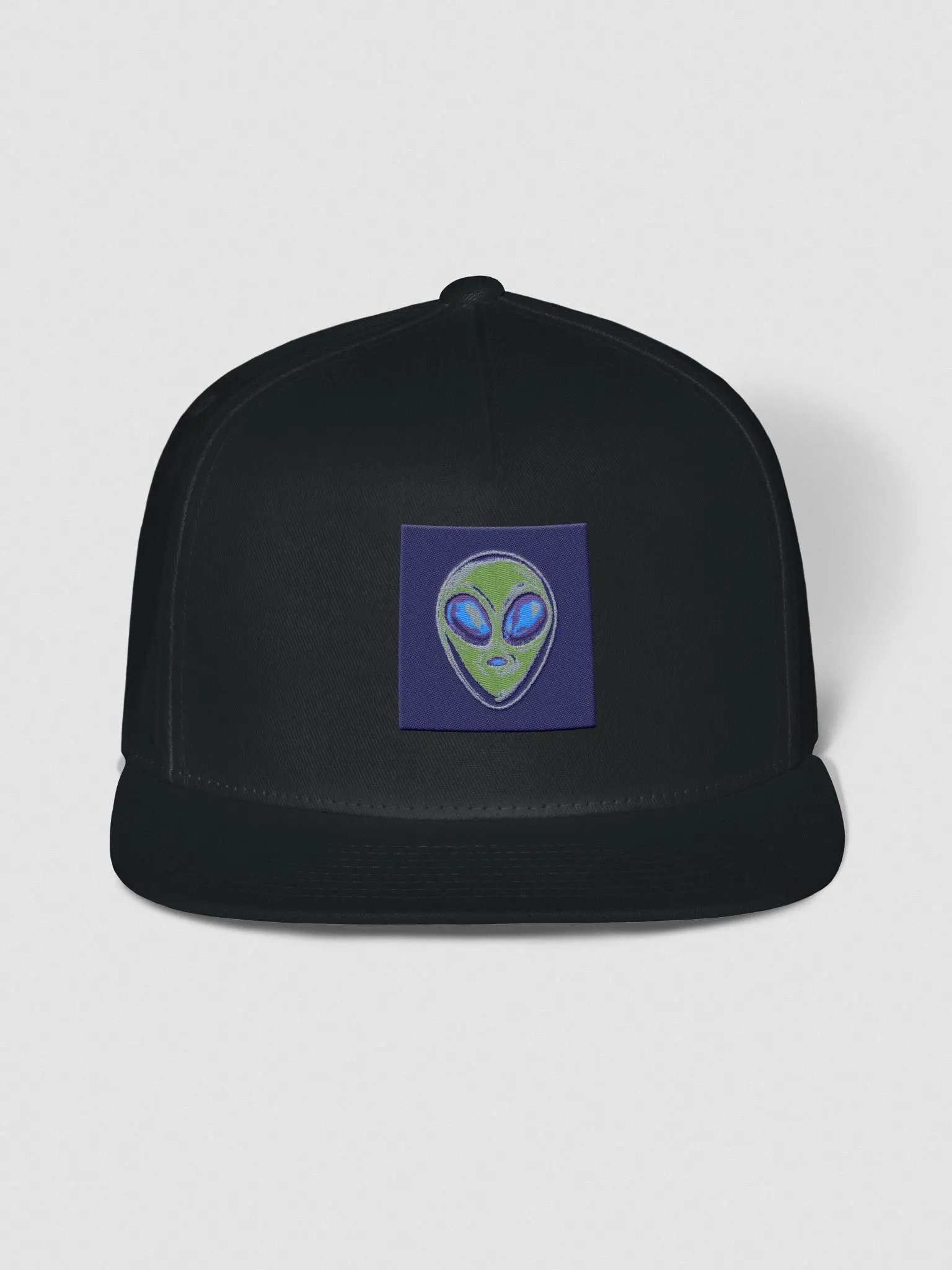 alien green flat hat product image (1)