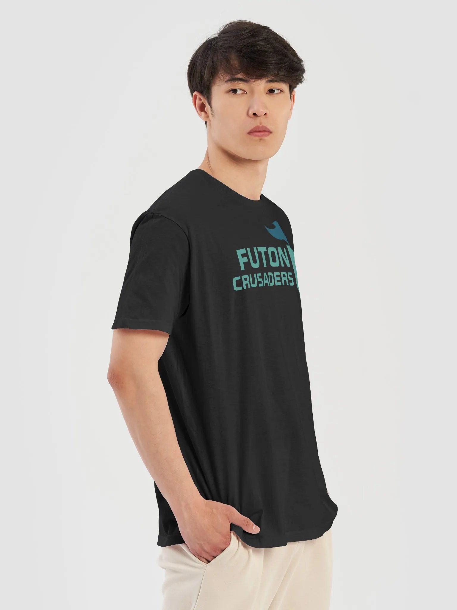 Futon Crusaders Alt Helmet Logo T-Shirt product image (35)