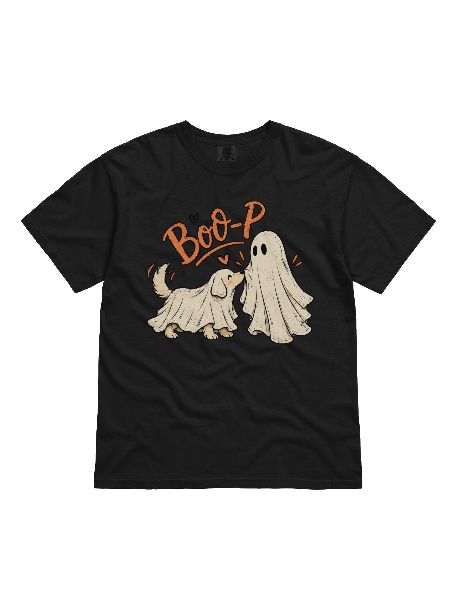 Boo-P Ghost Dog Halloween T-Shirt, Cute Spooky Dog Tee, Ghost Costume Shirt, Funny Halloween Shirt, Dog Lover Gift, Vintage Halloween Tee product image (10)
