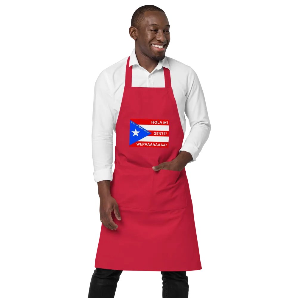 Hola Mi Gente Inspired Organic Apron product image (1)
