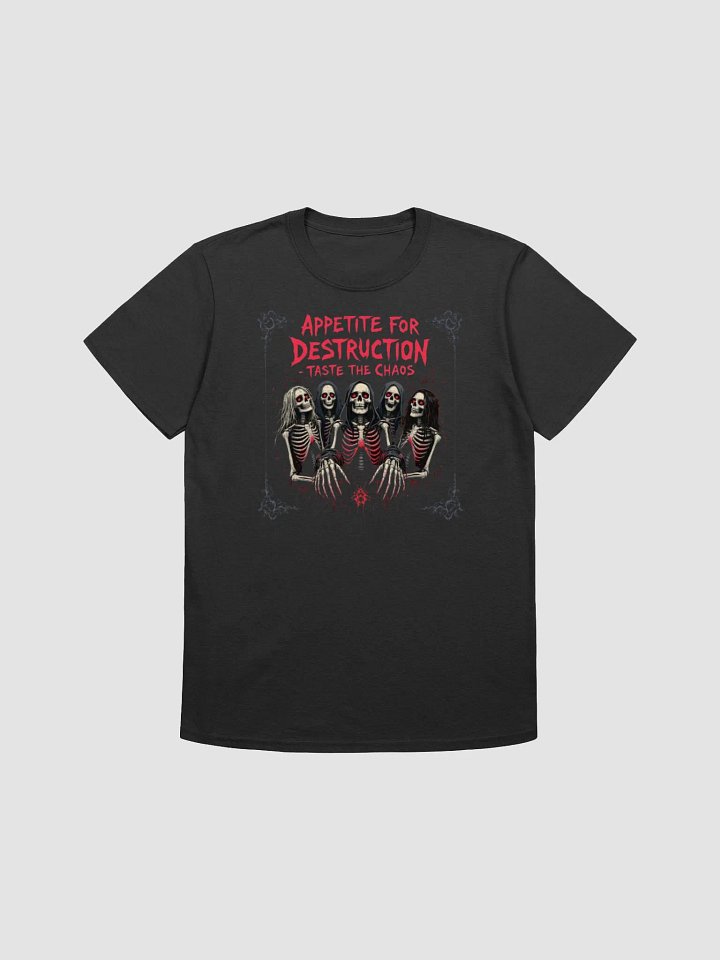 Guns N’ Roses Appetite for Destruction T-Shirt | Taste the Chaos Skeleton Rock Graphic Tee | Classic Hard Rock Streetwear product image (1)