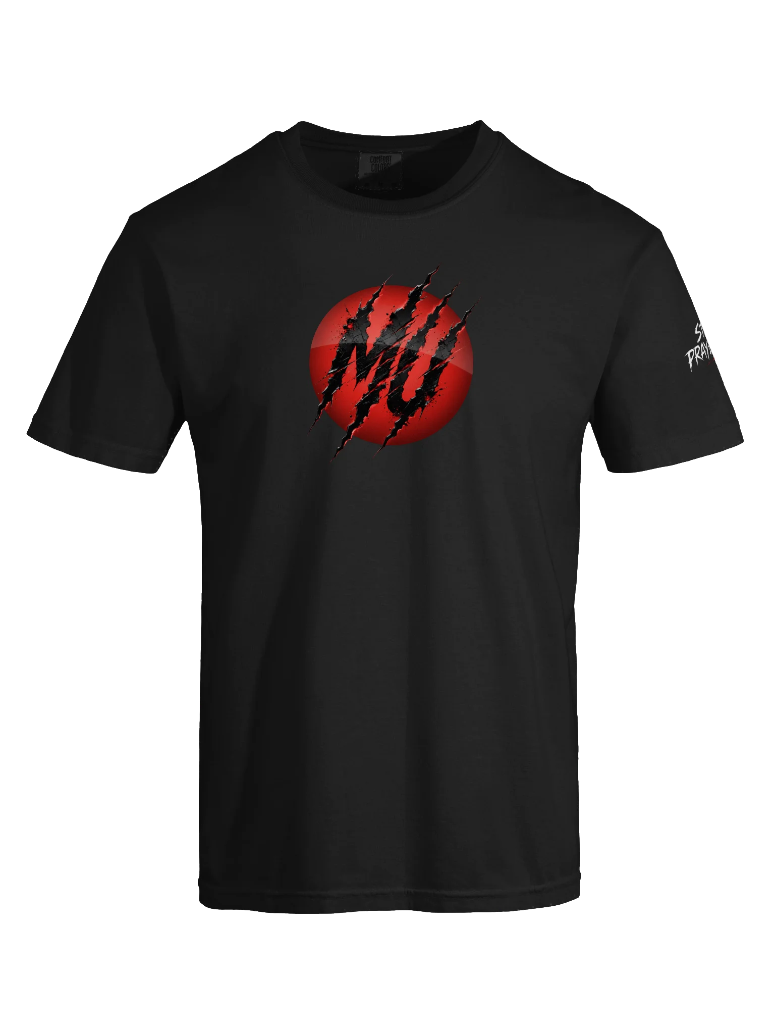 Mysteries Unknown Logo T-Shirt | Stay Prayed Up Sleeve Edition product image (5)