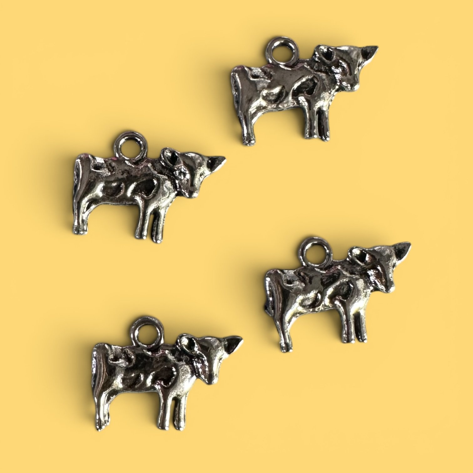 Cows Silver Whinny Winners Braid and Bridle Charms for Horses | Little Shop of Ponies product image (1)