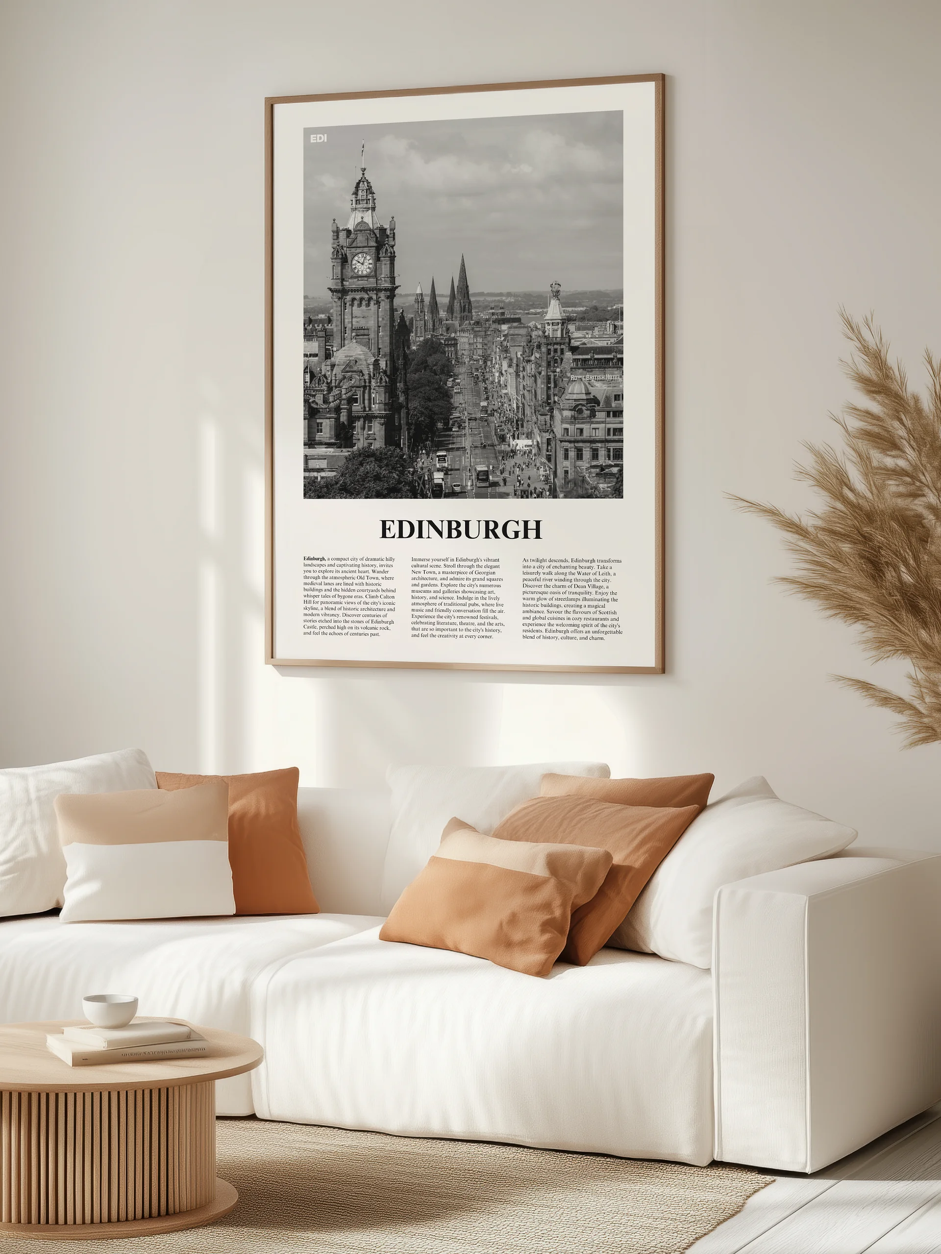 Edinburgh 02 Newspaper Poster | Framed product image (3)