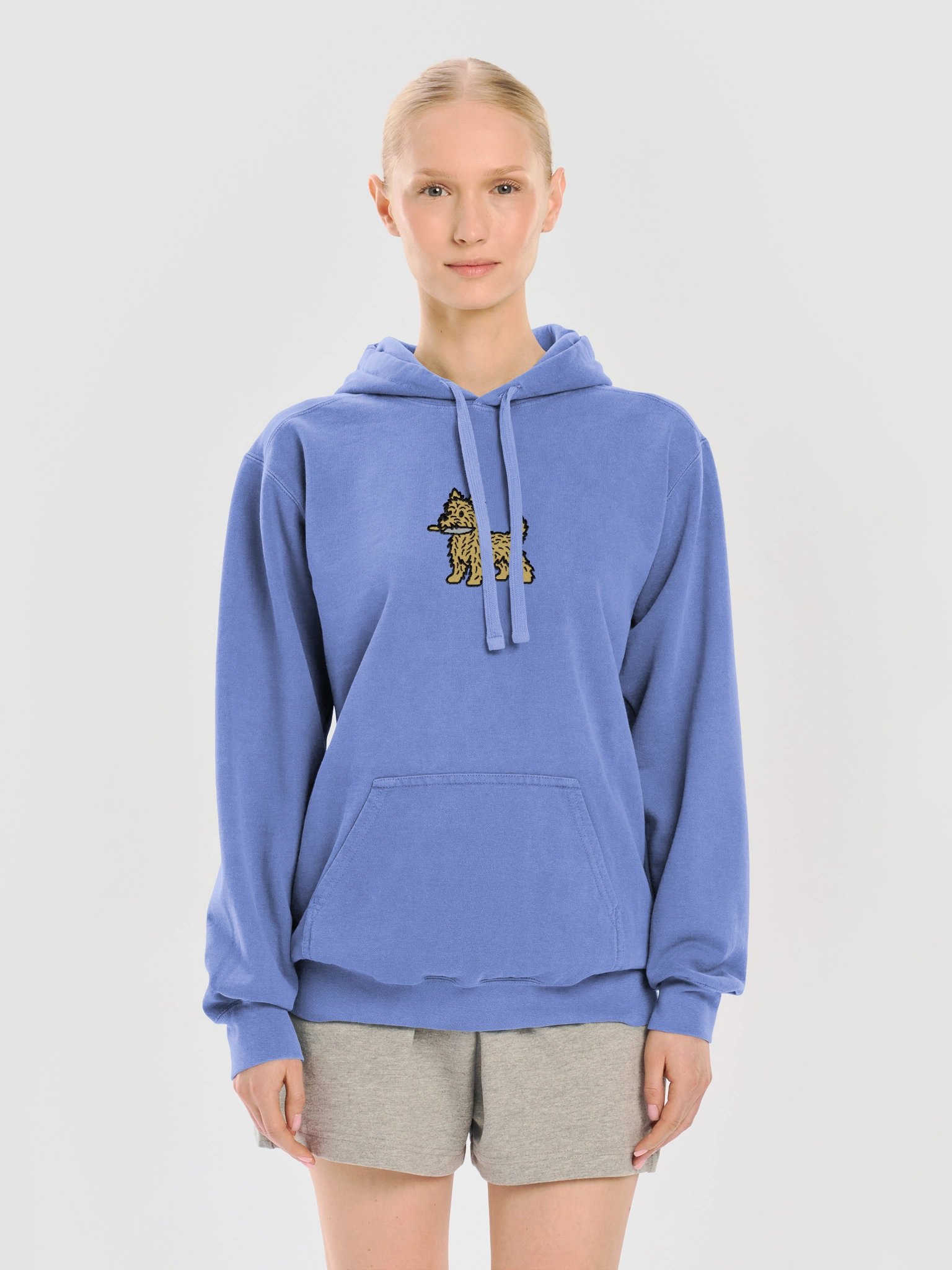 Funny Chibi-Style Cairn Terrier(Wheaten) Embroidered Premium Hoodie product image (21)