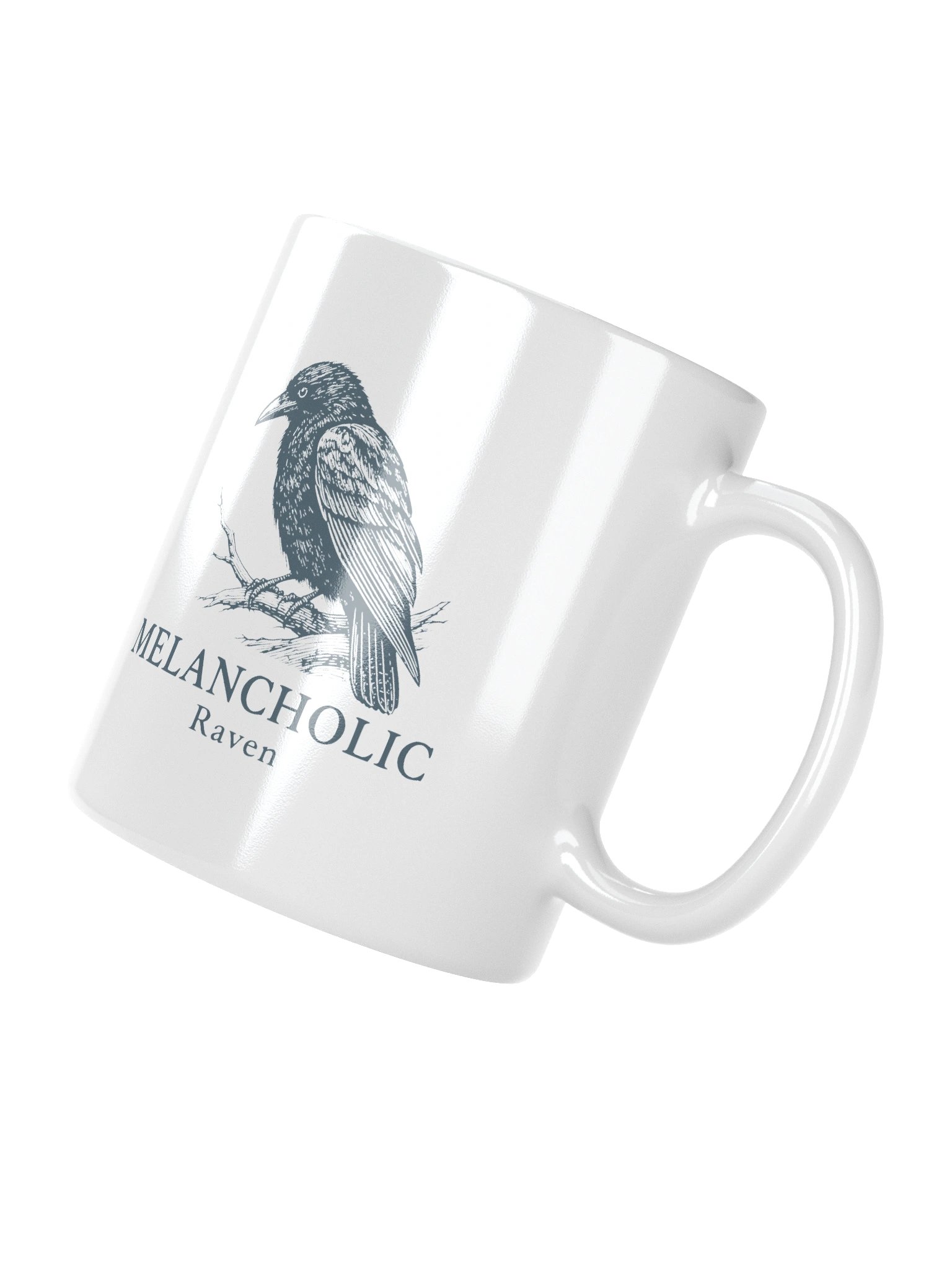 Melancholic Raven Ceramic Mug product image (3)