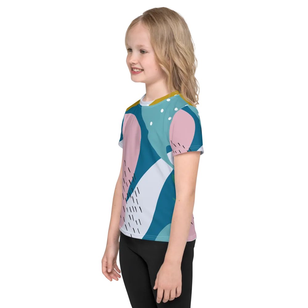 All-Over Print Kids Crew Neck T-Shirt product image (3)