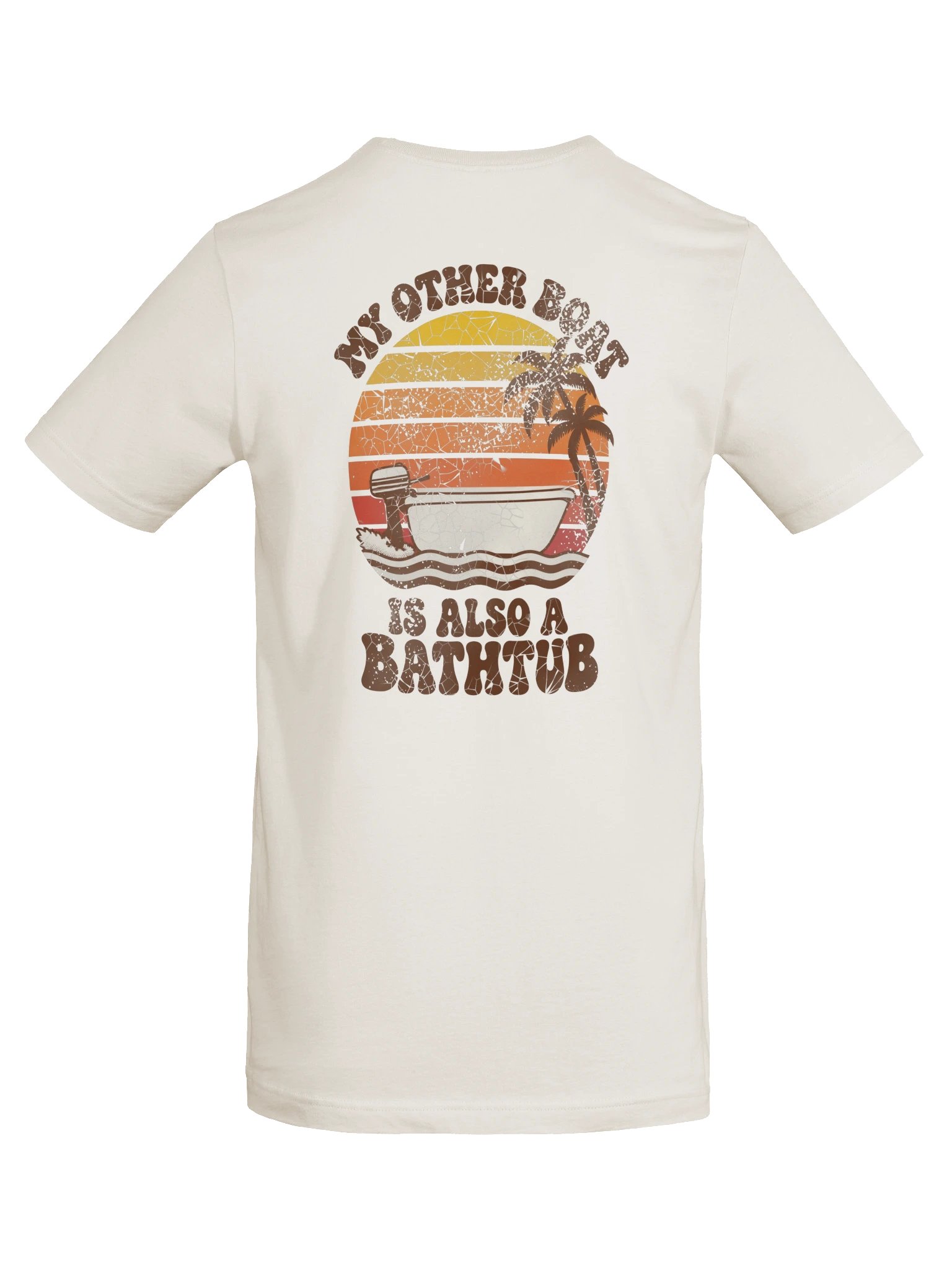 My Other Boat Is Also A Bathtub - 70s Sunset - Tee product image (16)