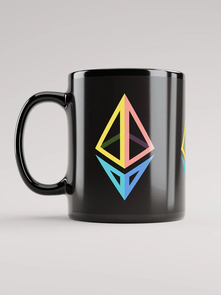 Ethereum Logo Black Mug product image (1)