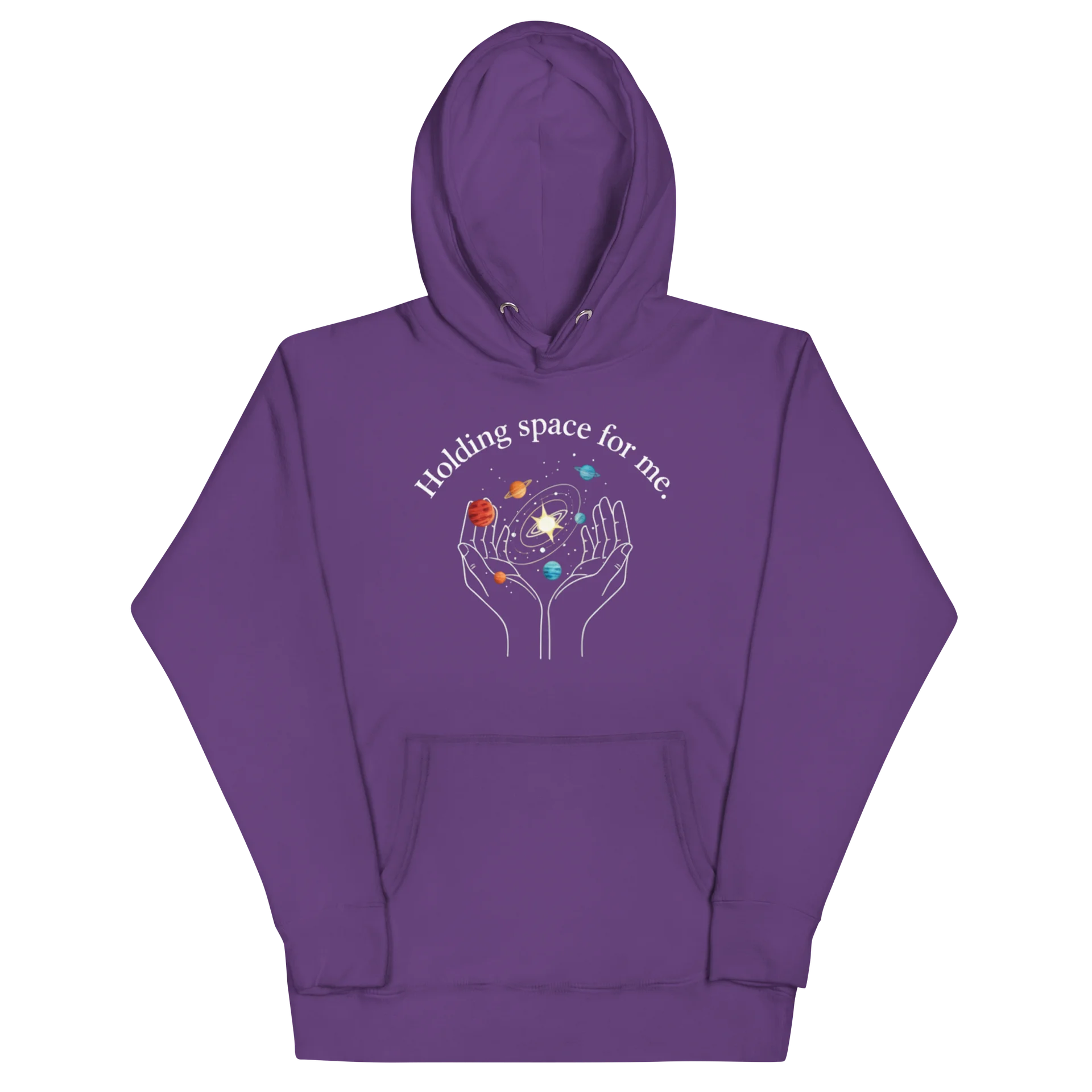 “Holding Space for Me” Long Sleeve Purple Shirt product image (2)