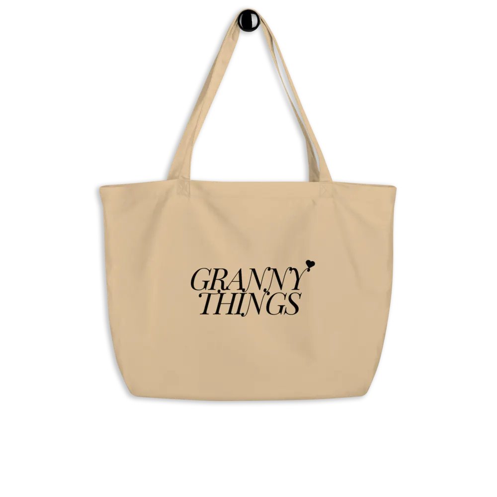 Granny Things Organic Canvas Tote product image (4)