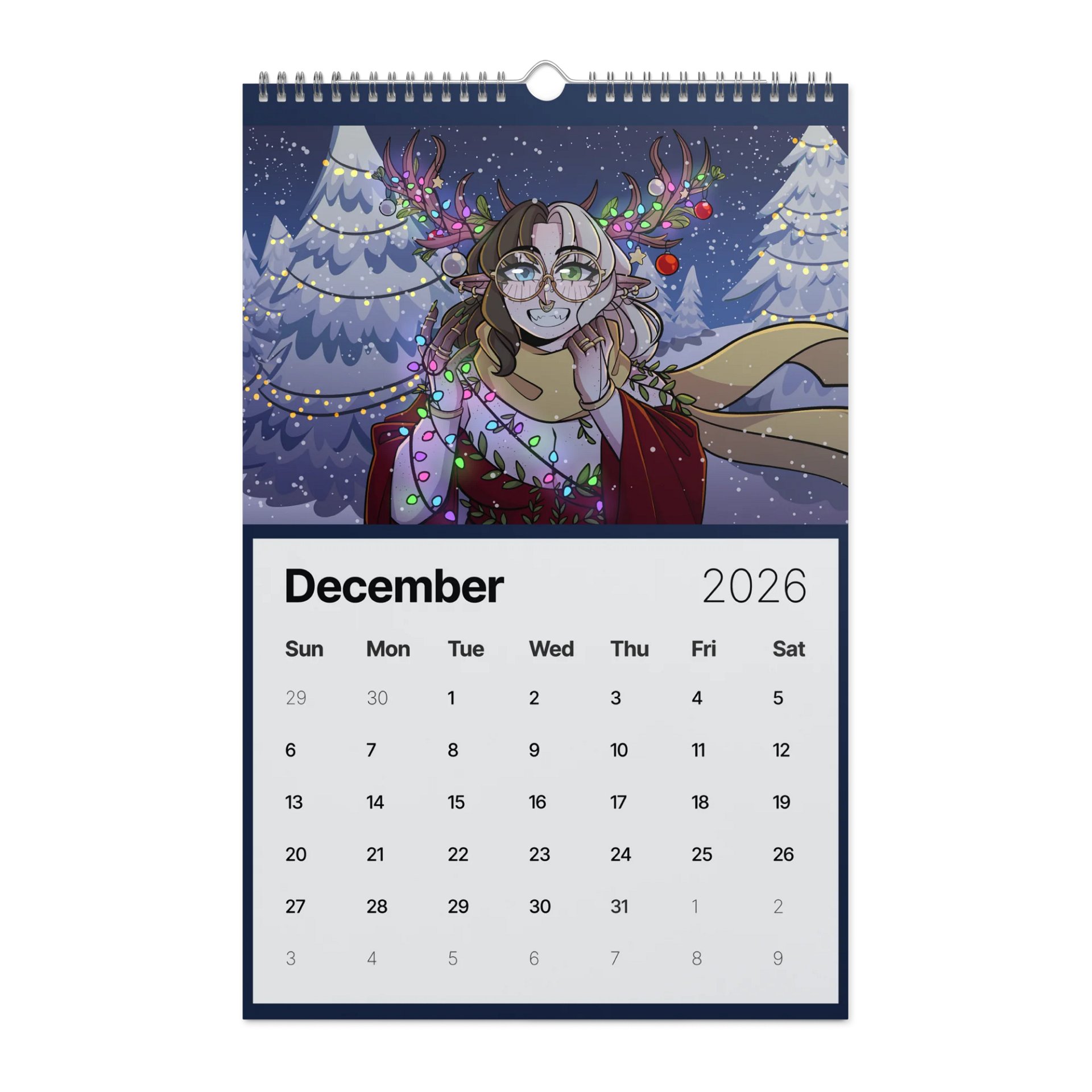 2026 IzzyFaery Calendar product image (12)