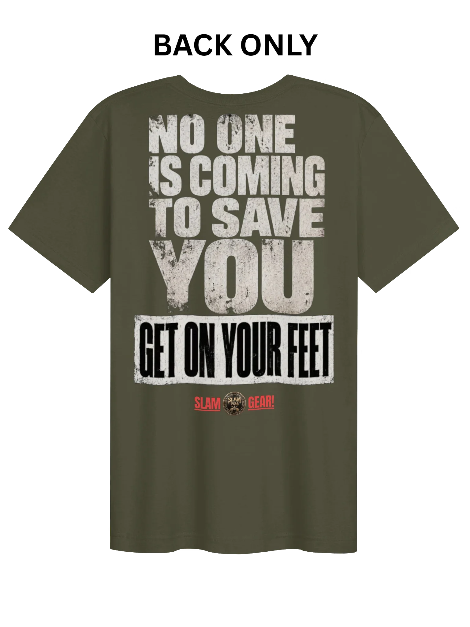 No One Is Coming to Save You Shirt from the SLAM "Burn It Down" Album Collection product image (1)