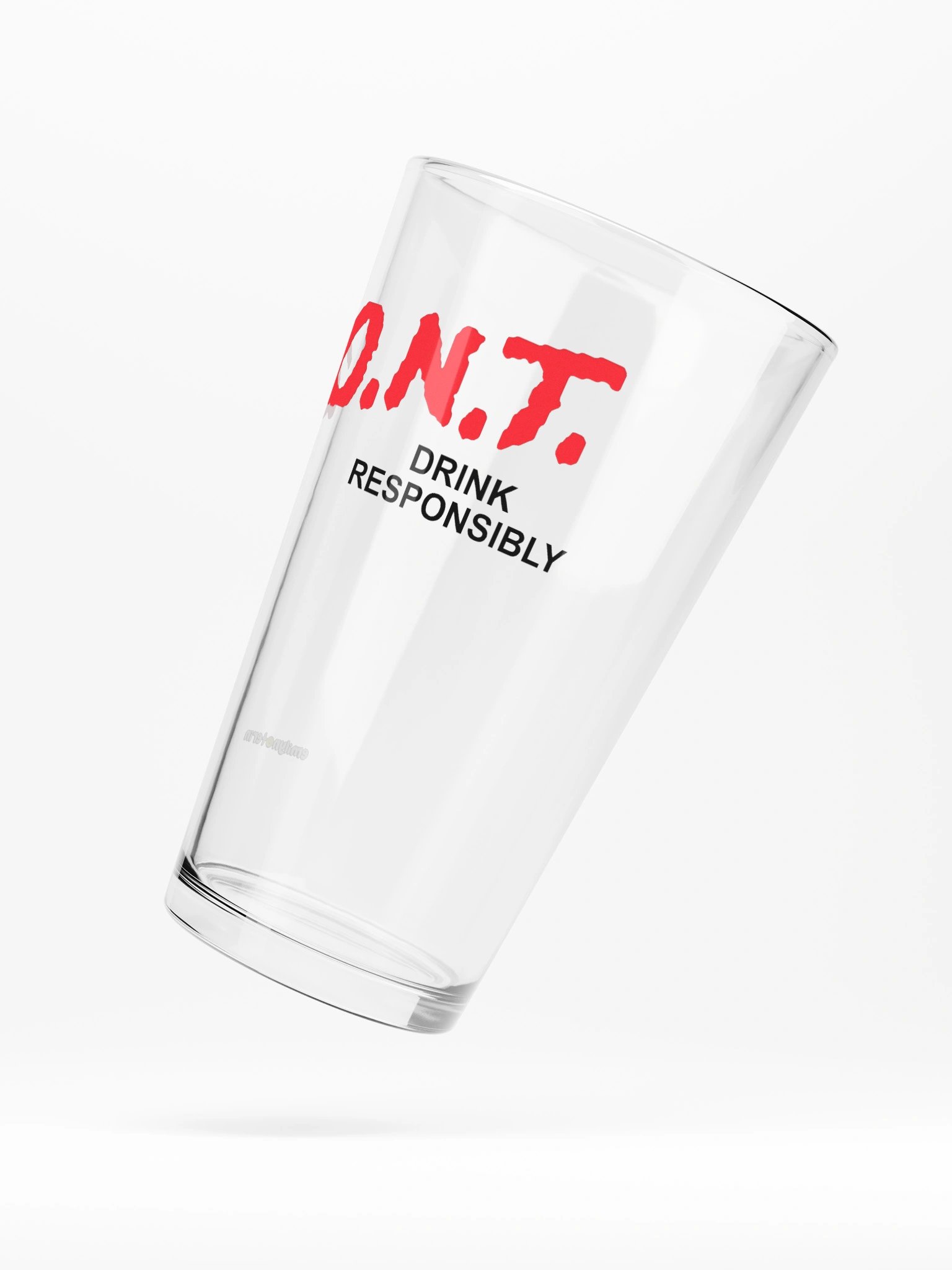D.O.N.T. Drink Responsibly Pint Glass product image (5)