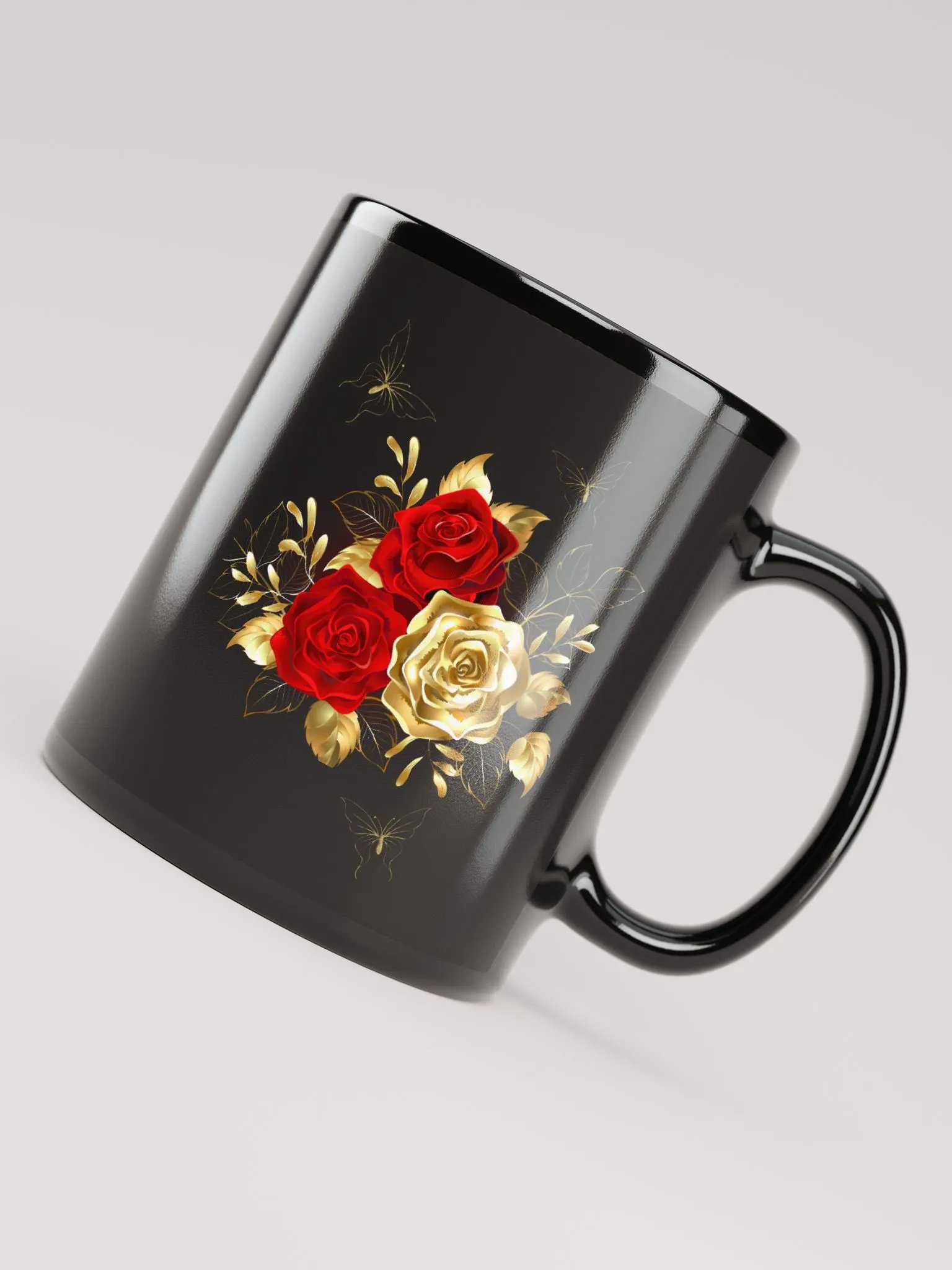 Golden Rose Circle Mug product image (7)