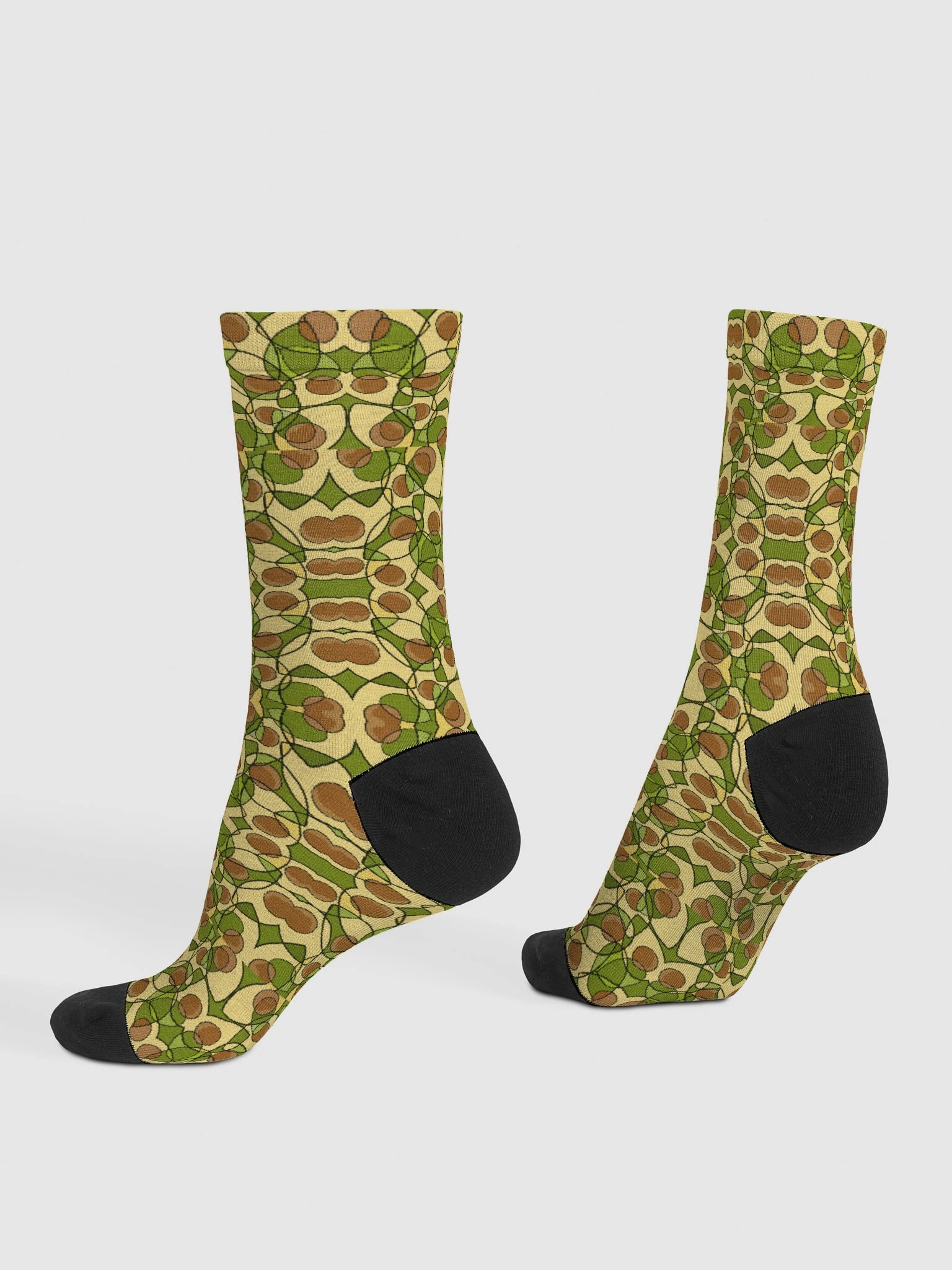Avocado Reverie – Sustainable Crew Socks product image (4)