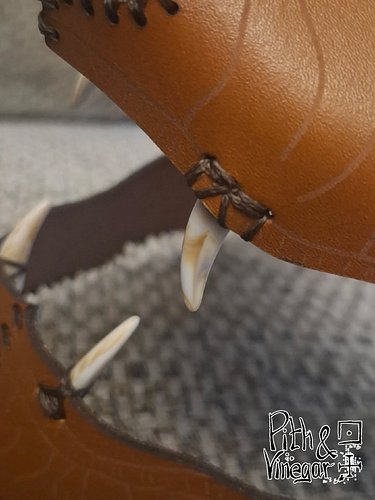 I've been working on something a little bit different lately...

Reveal coming soon!

#leatherwork #leatherworker #larpgear #...