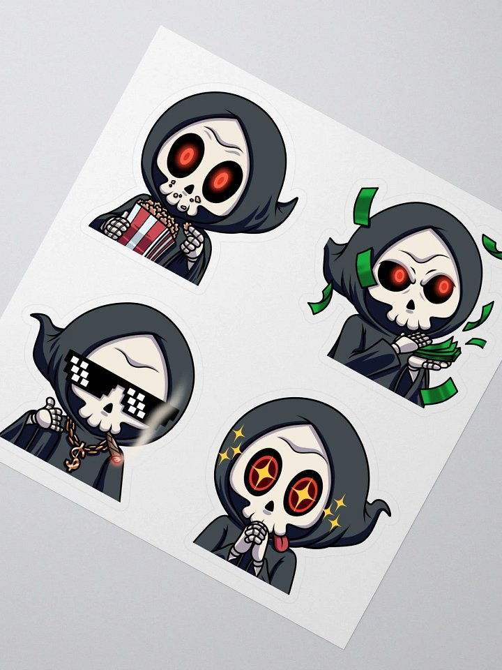 4-Pack Large Todd Emote Stickers - Pack #1 product image (2)