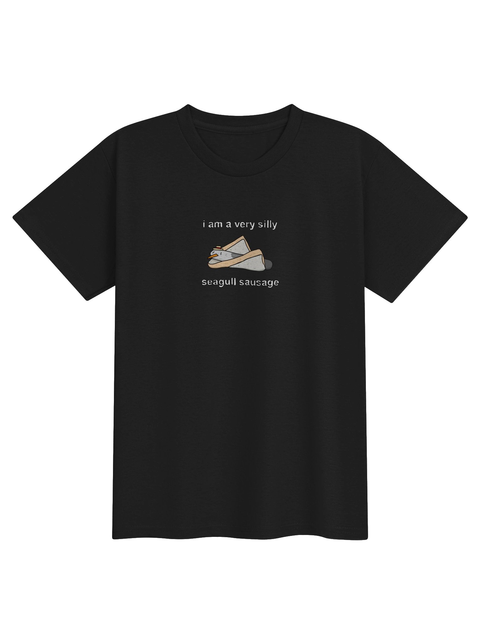Silly Seagull Sausage Kids Shirt product image (6)