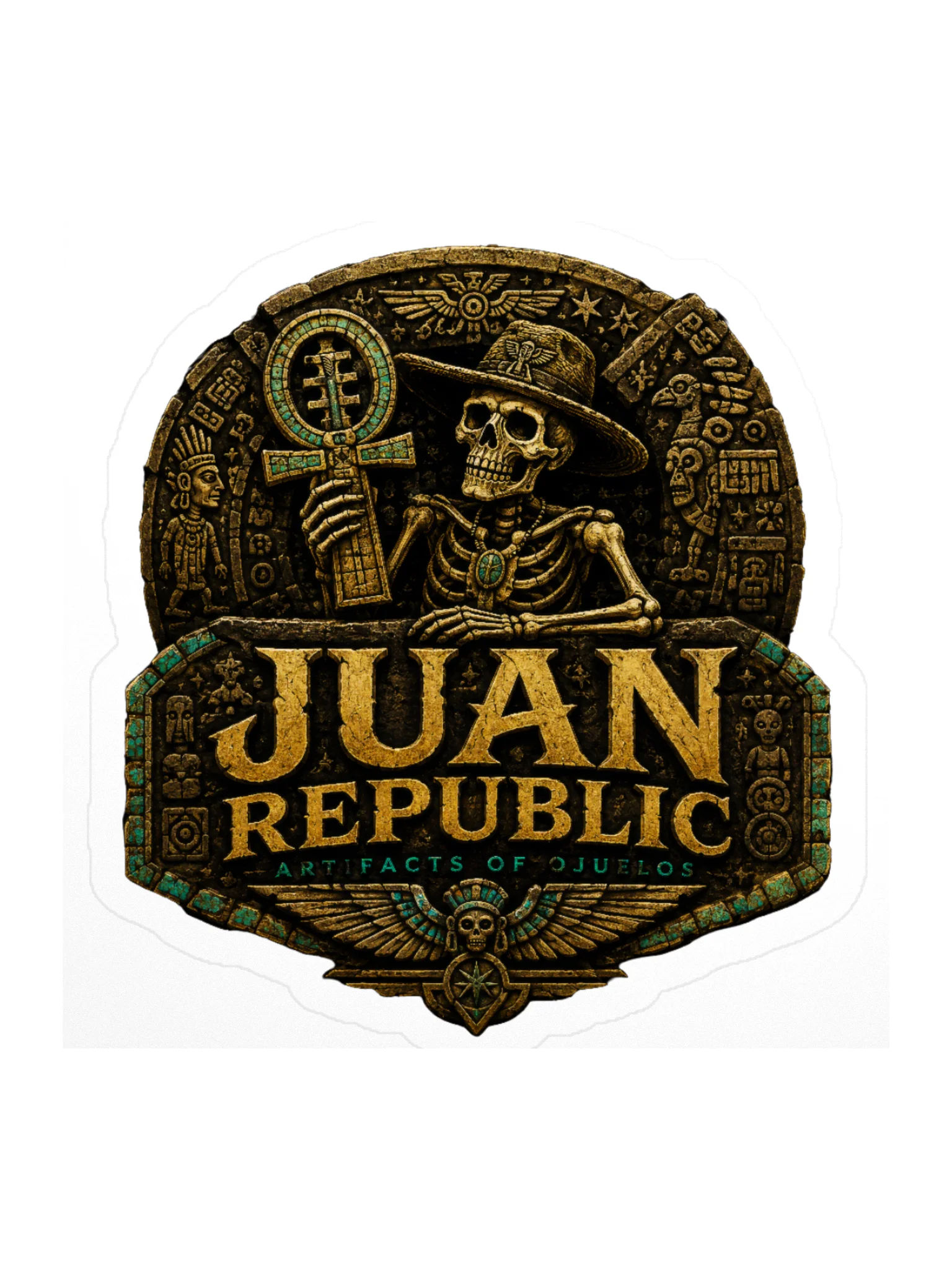 Juan Republic Kiss Cut Stickers product image (1)