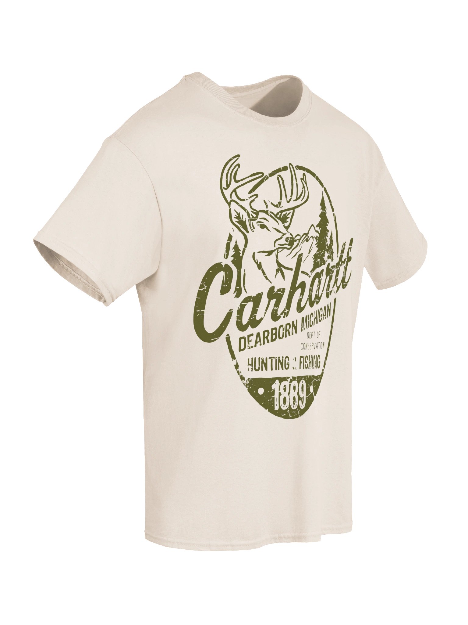 Carthage Vintage Hunting & Fishing T-Shirt – Michigan Outdoors Graphic Tee product image (27)