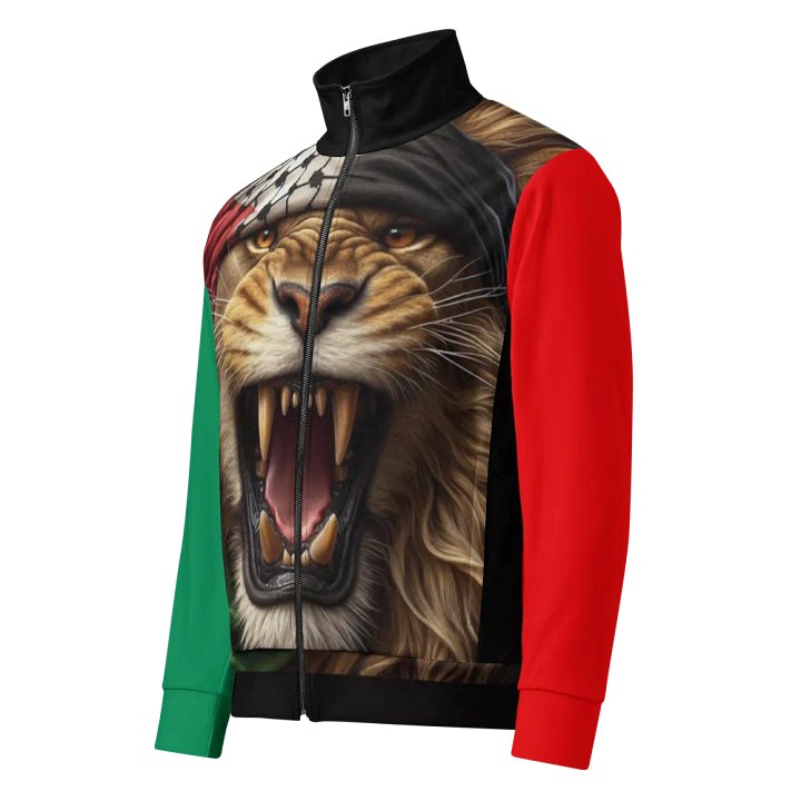 Roaring Lion Unisex Track Jacket | AI Design Free palestina product image (1)