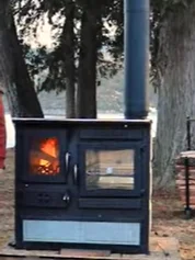 Guliver Wood Burning Cook Stove by Guca Soapstone Right Hand Flue product image (8)