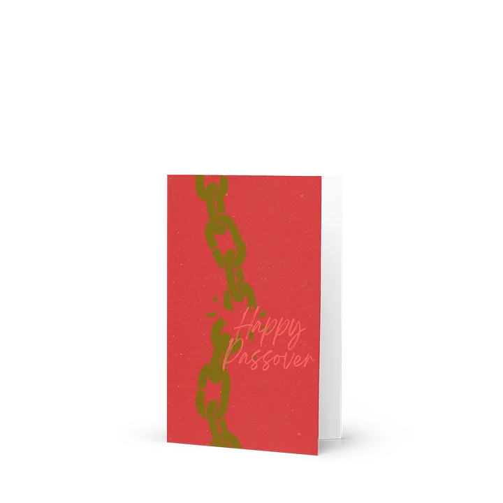Breaking Chains Passover Greeting Card product image (1)