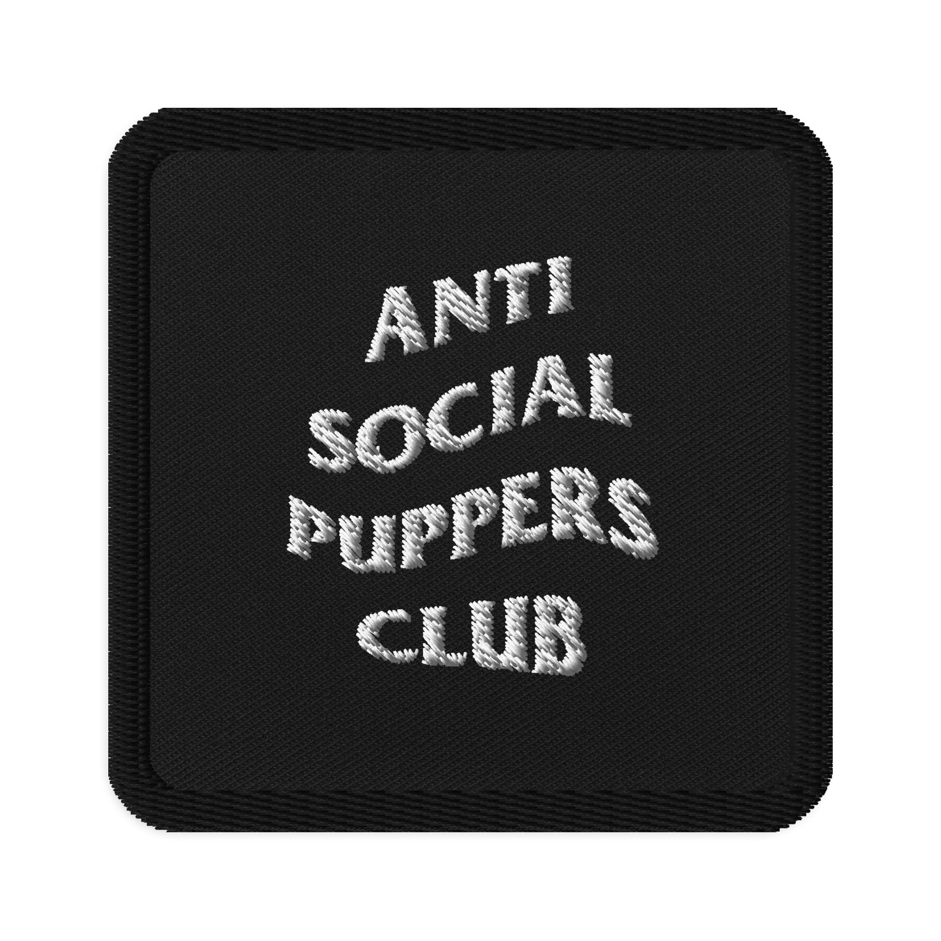 Anti Social Puppers Club - Patch product image (1)