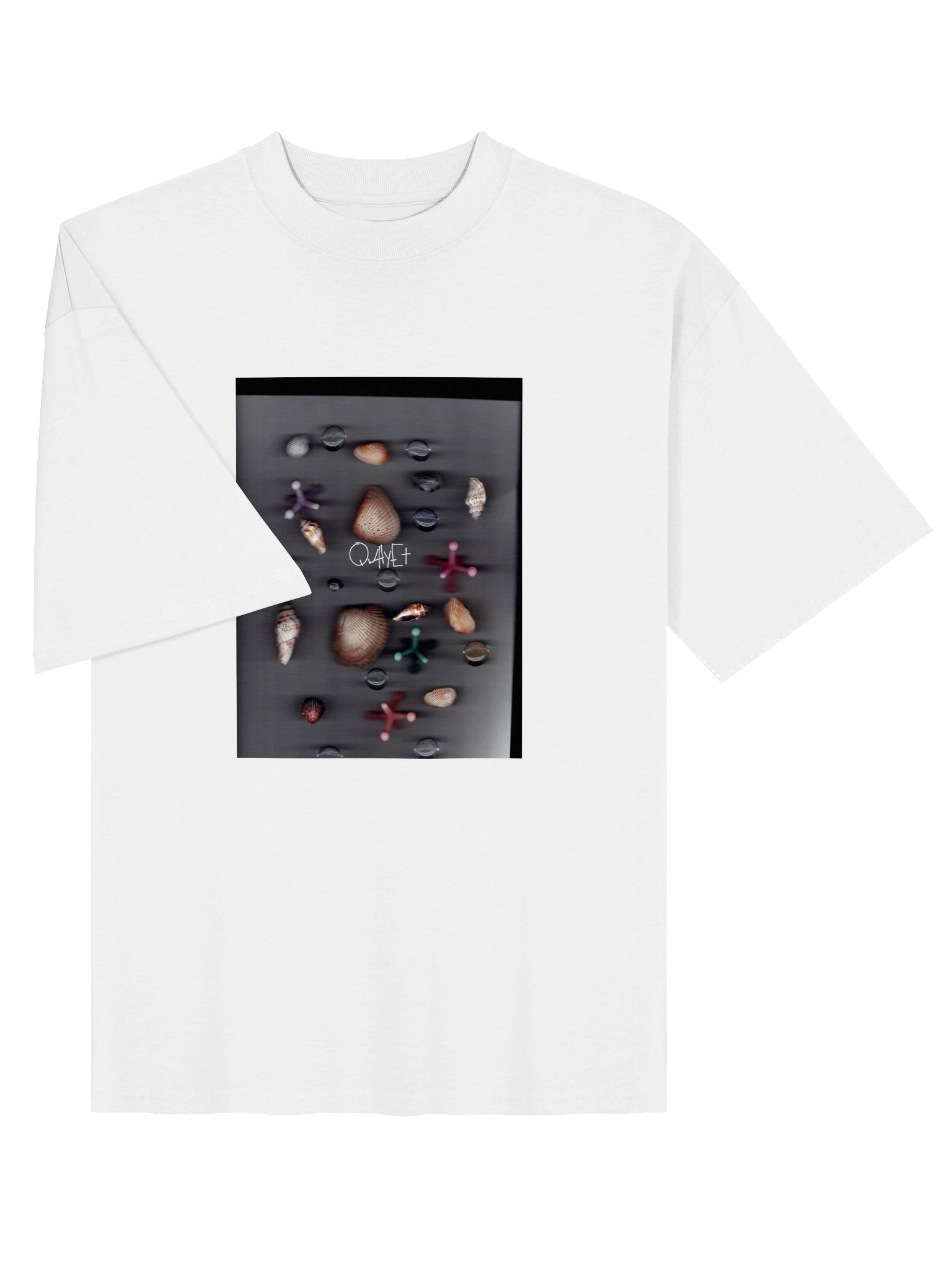 QWHYET Shellscape Shifted Oversized Tee product image (3)
