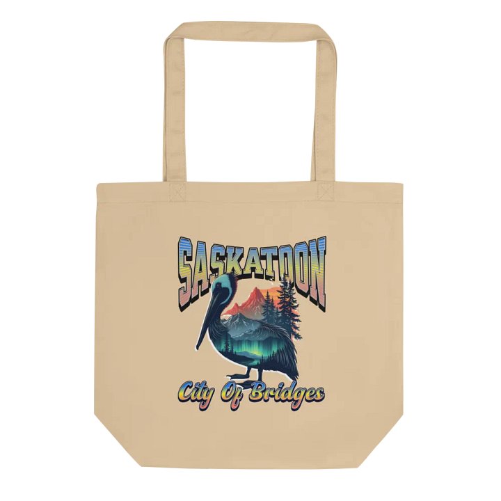 Saskatoon City Of Bridges Pelican Eco Tote product image (1)
