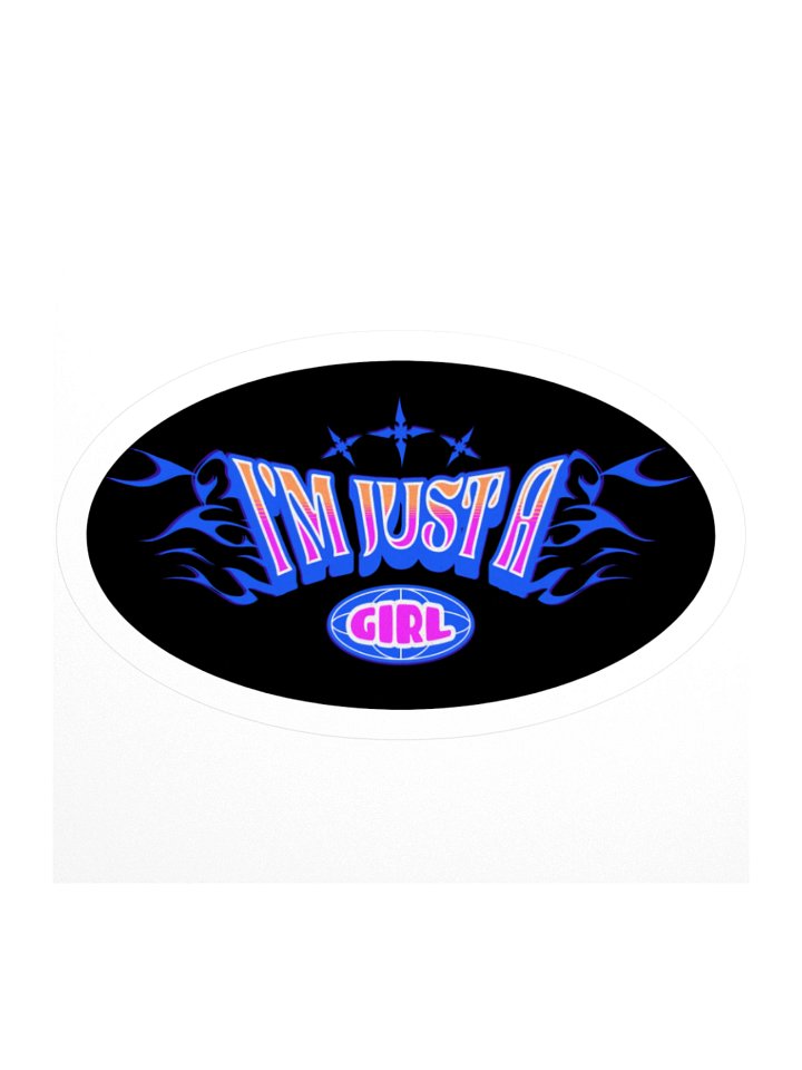 I'm Just a Girl Sticker product image (3)