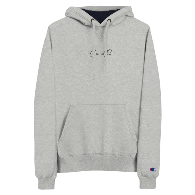 Grace and Peace Hoodie (Light Steel) product image (2)