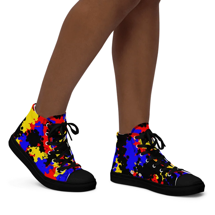 Primary splash High Top Canvas Shoes (womens) product image (2)