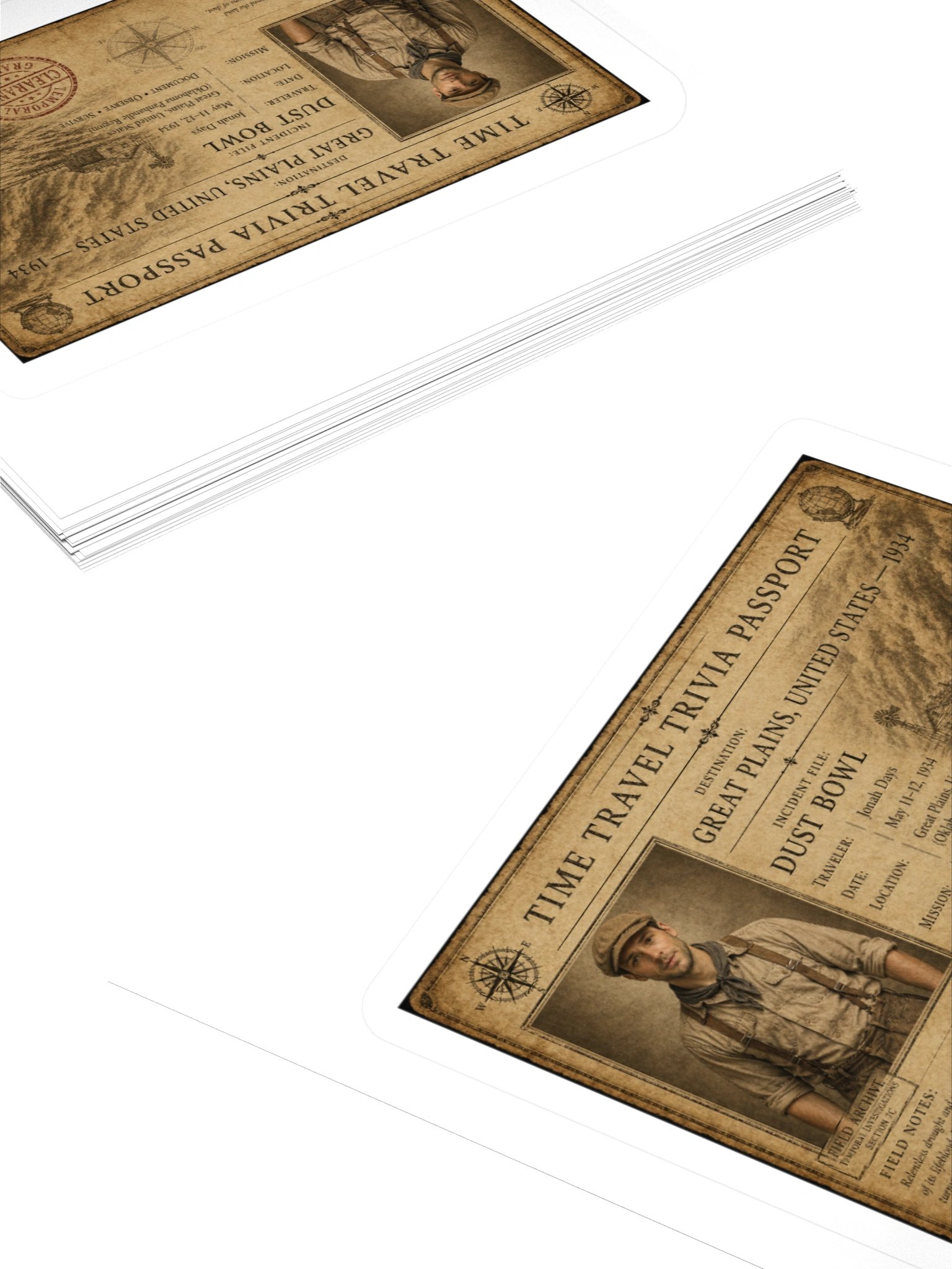 Great Plains Dust Storms — 1934 Incident Passport Sticker product image (10)