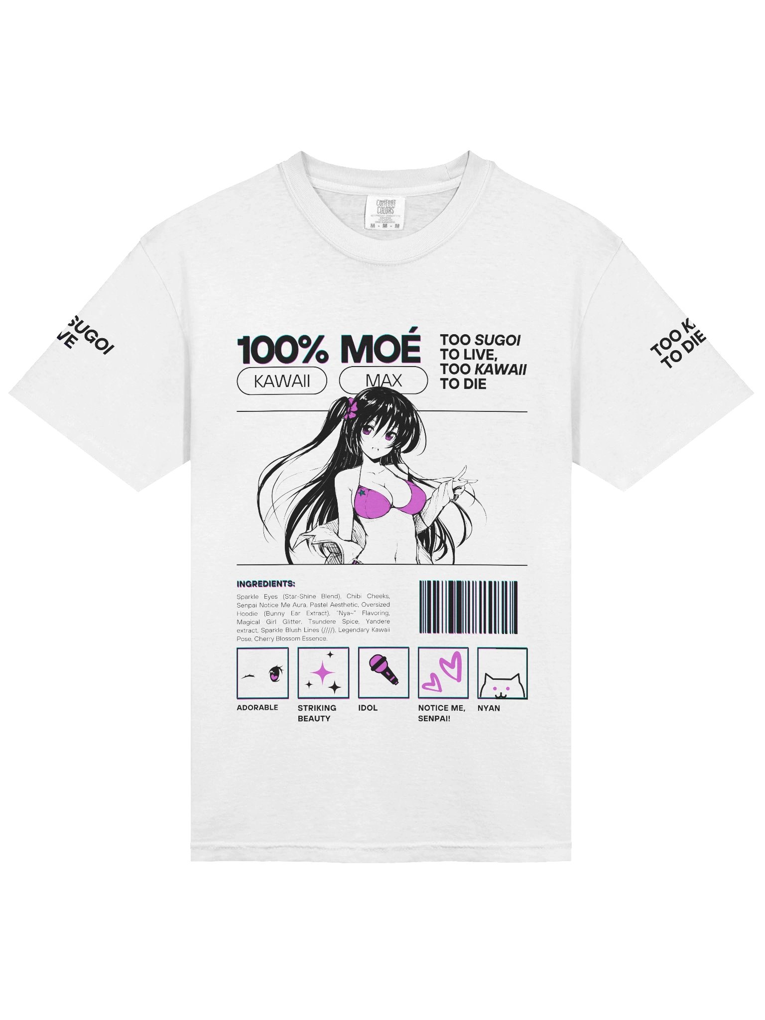 Too Sugoi/Too Kawaii labeled tee product image (3)