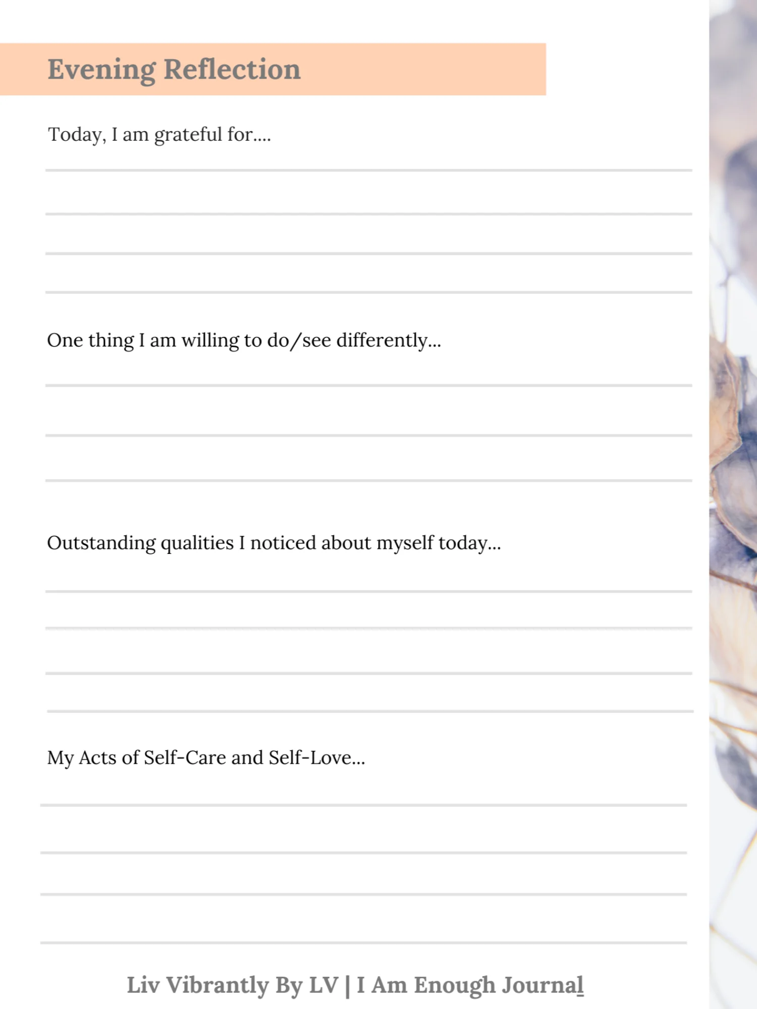 I Am Enough Journaling Set product image (4)