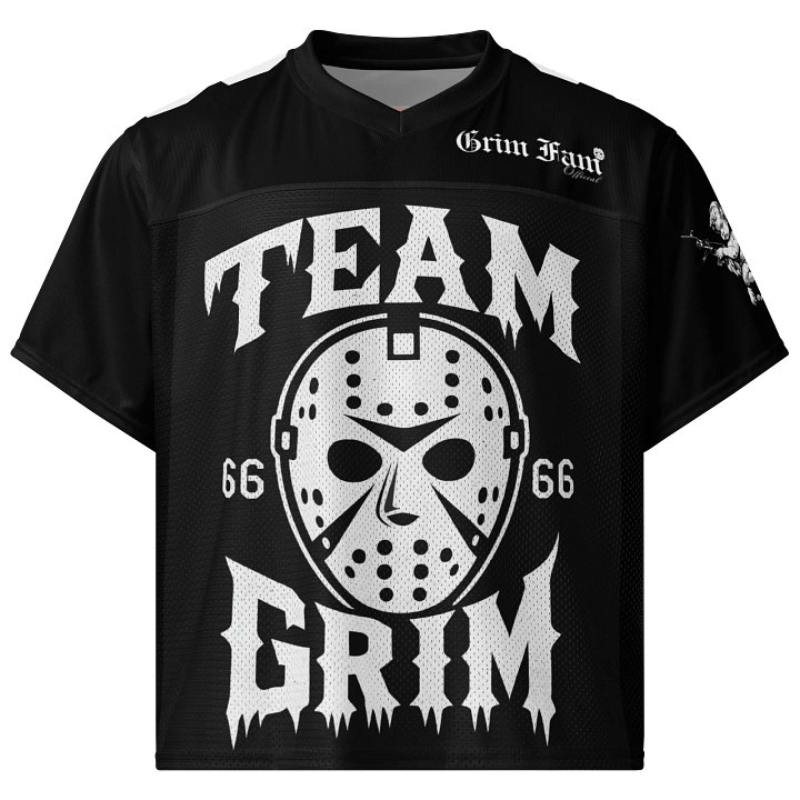 GRIMFAM TEAM JERSEY – #66 – BLACKOUT EDITION product image (1)