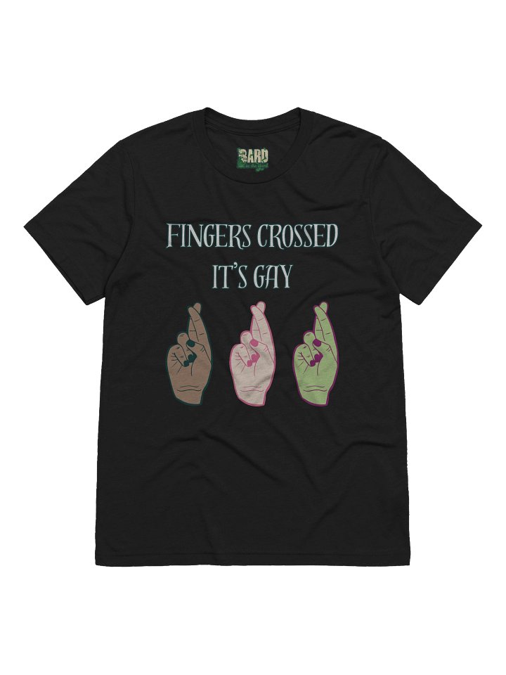 Fingers Crossed Tri-blend product image (2)