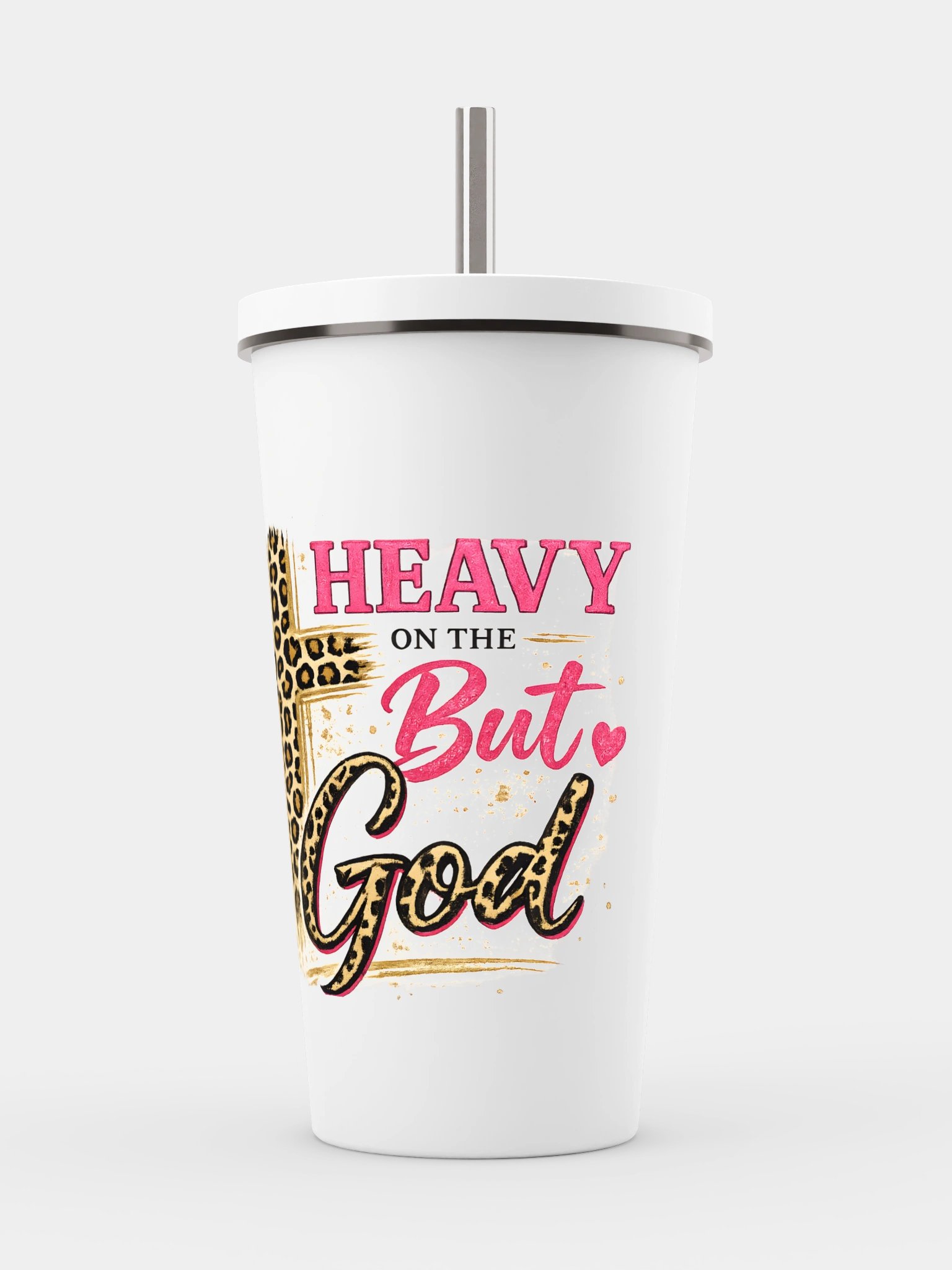 Heavy on the But God Tumbler product image (1)
