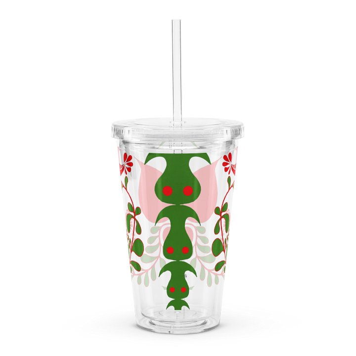 Hungarian Folk Art Double Wall Tumbler product image (2)