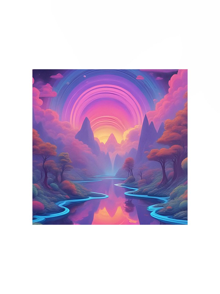 Whimsical River Valley Poster product image (3)