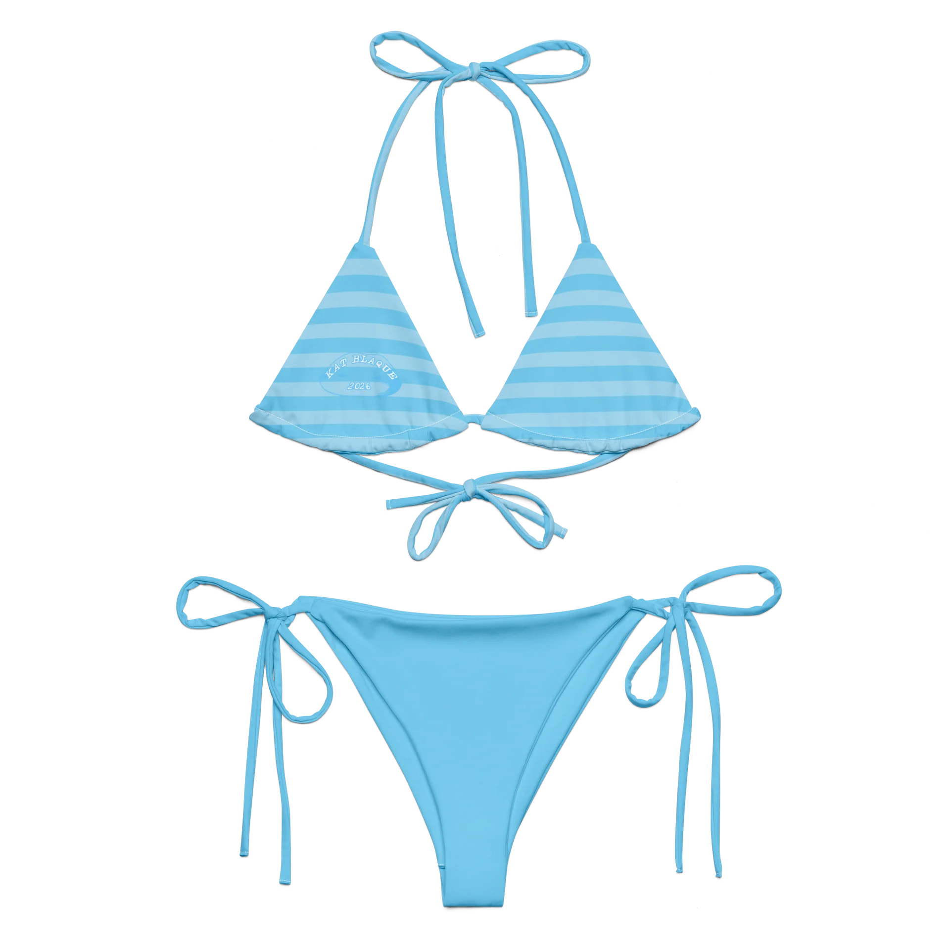 Blue Stripped Bikini product image (1)