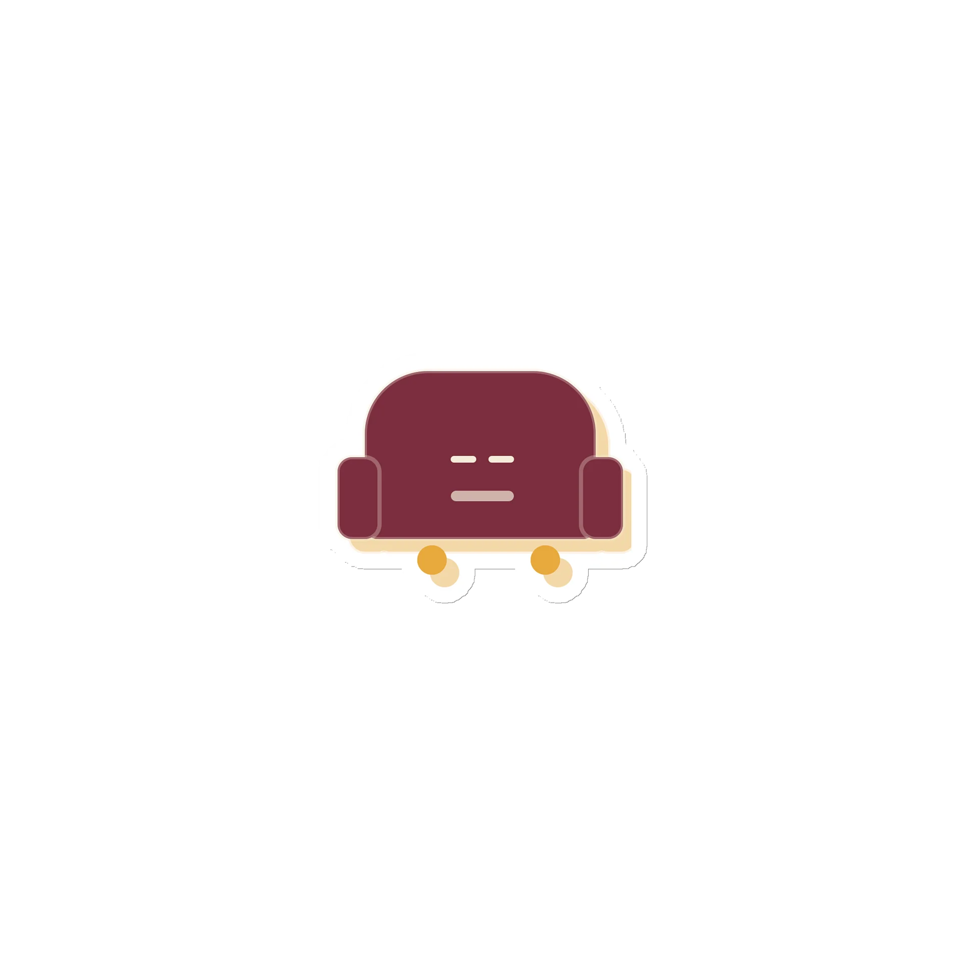Idle Couch Magnet product image (1)