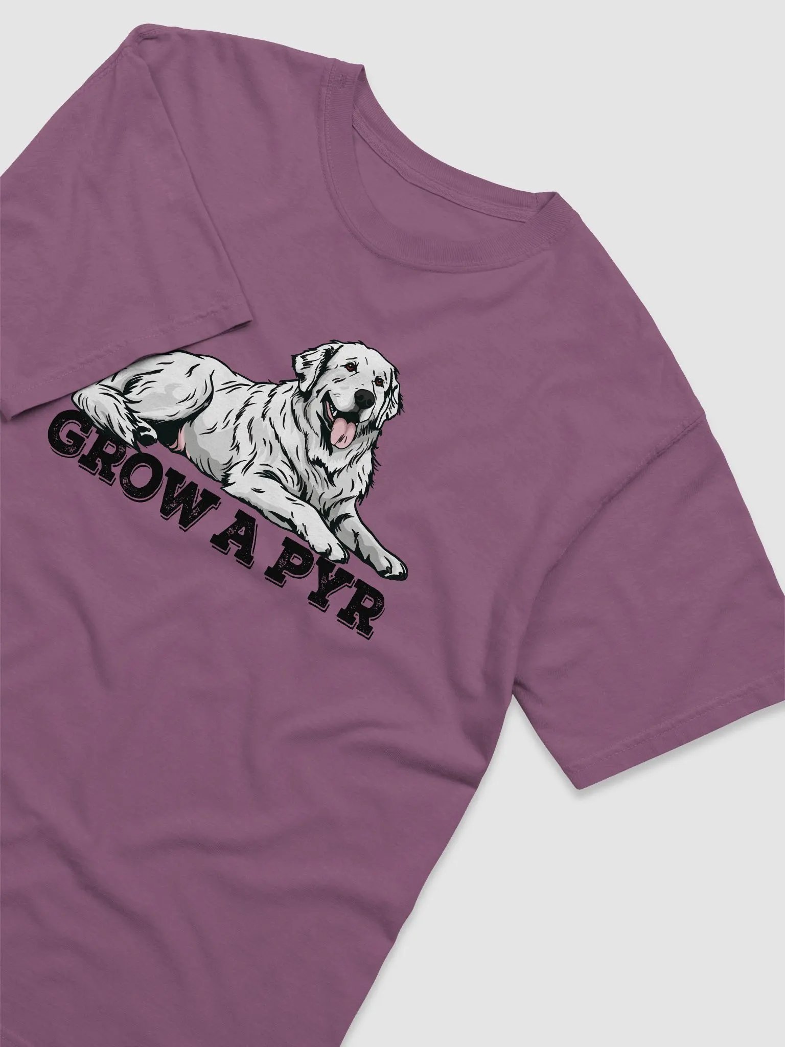 Grow a Pyr T-Shirt of a Great Pyrenees | Funny T-Shirt for Pyr Paw-rents product image (6)