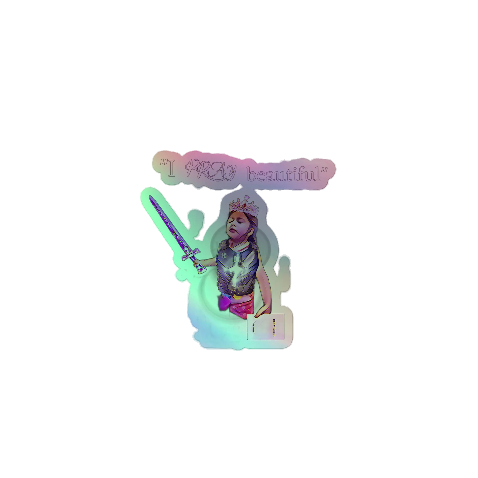 “I Pray Beautiful” - Sticker product image (1)
