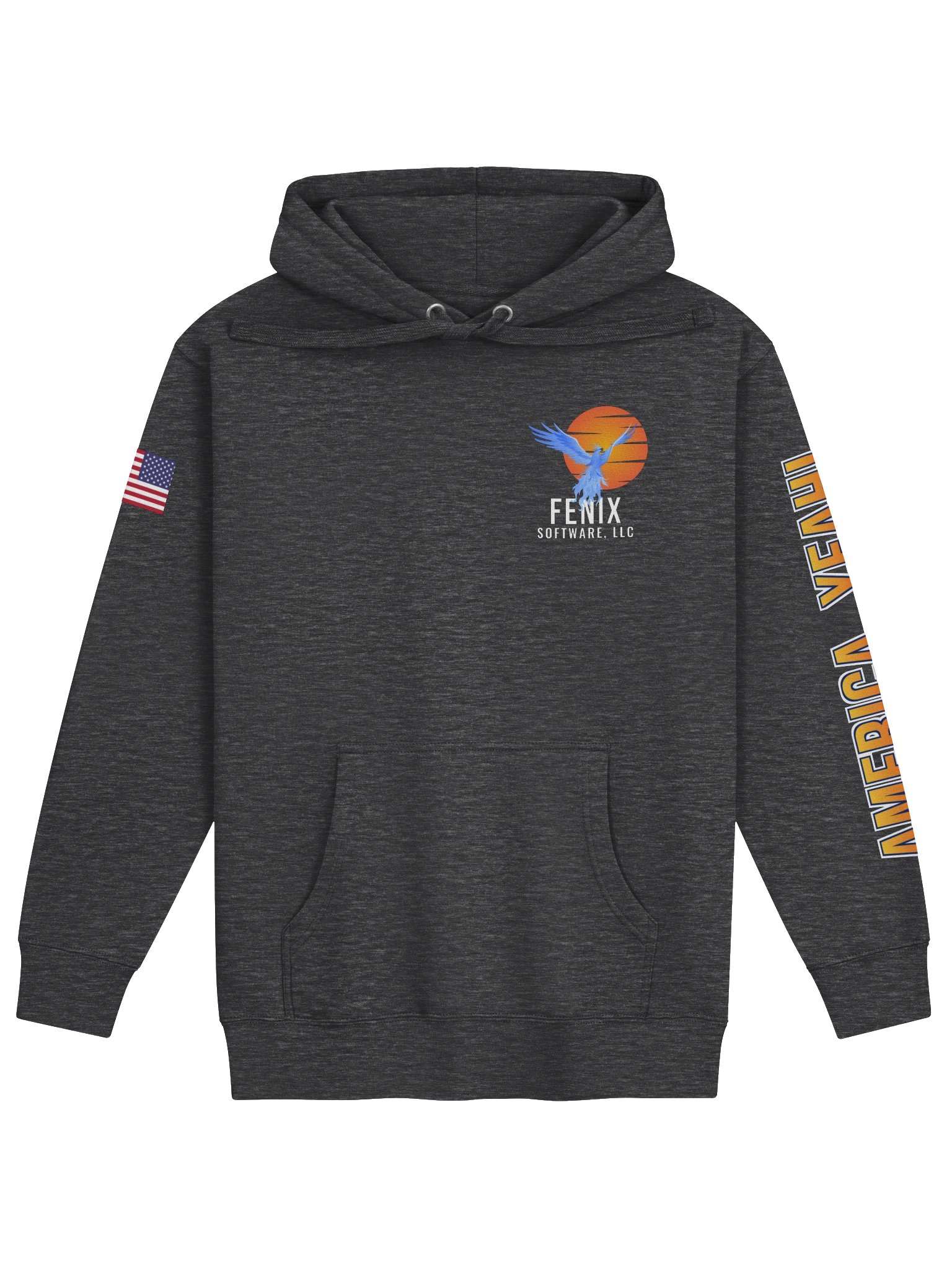 Fenix Software Phoenix Hoodie – Charcoal product image (1)